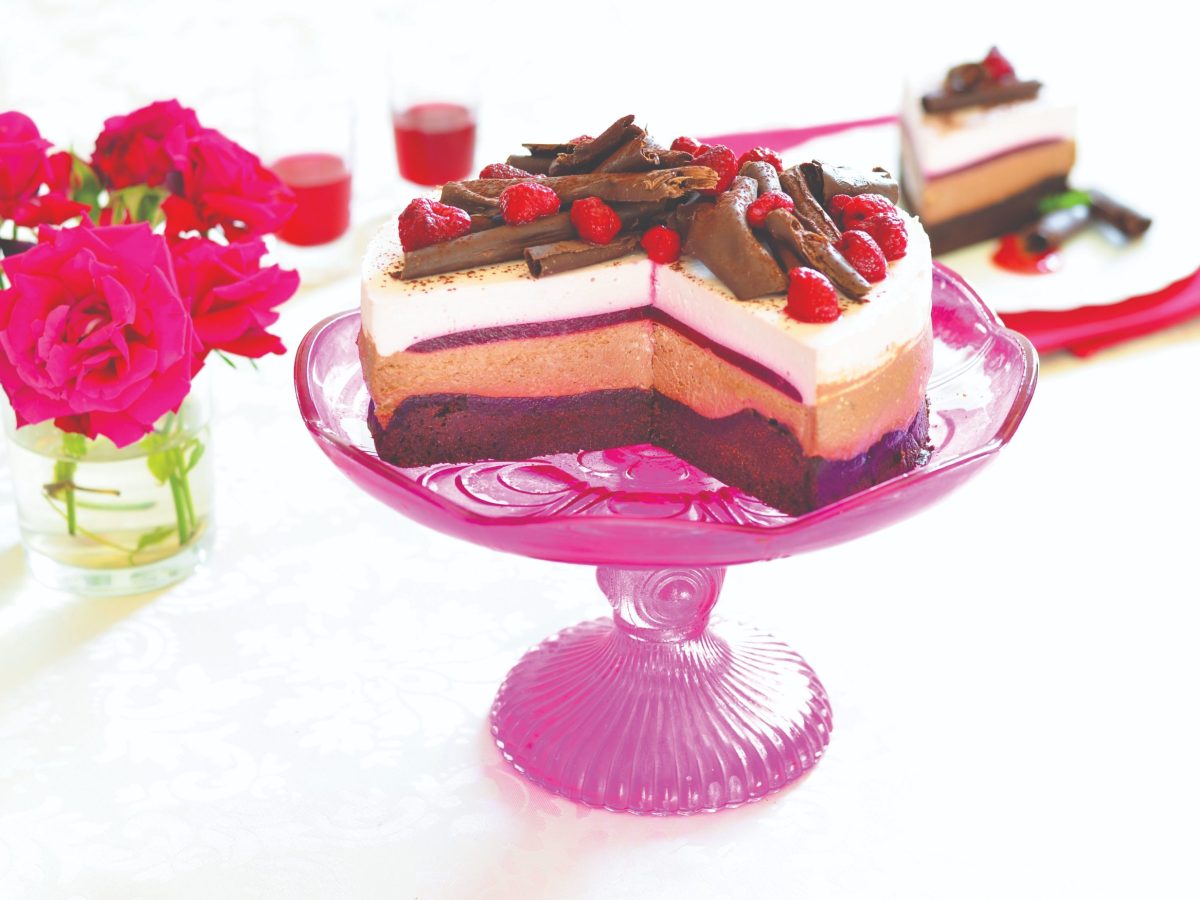 Fina čokoladna torta s malinama (bez glutena)