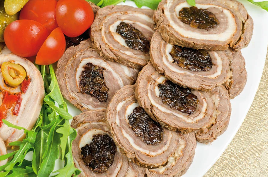 Rolana teletina s gaudom i maslinama