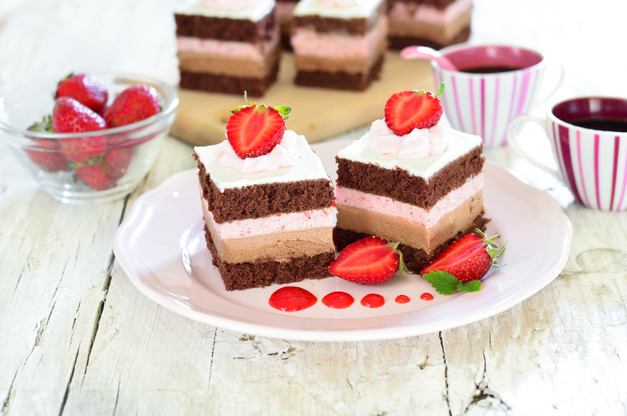 Jagolina kocke spoj su čokolade i jagoda kojem nitko ne odolijeva!